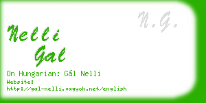nelli gal business card